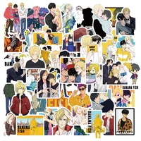 50pcs anime sticker banana fish stickers for car laptop suitcase skateboard backpack water bottle pad bicycle waterproof sticker