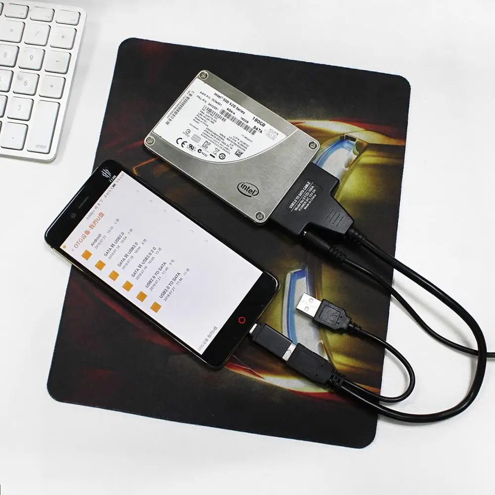 USB 3 0 SATA кабель адаптер Sata к до 2 5 дюймов внешний SSD HDD жесткий диск 22 Pin III