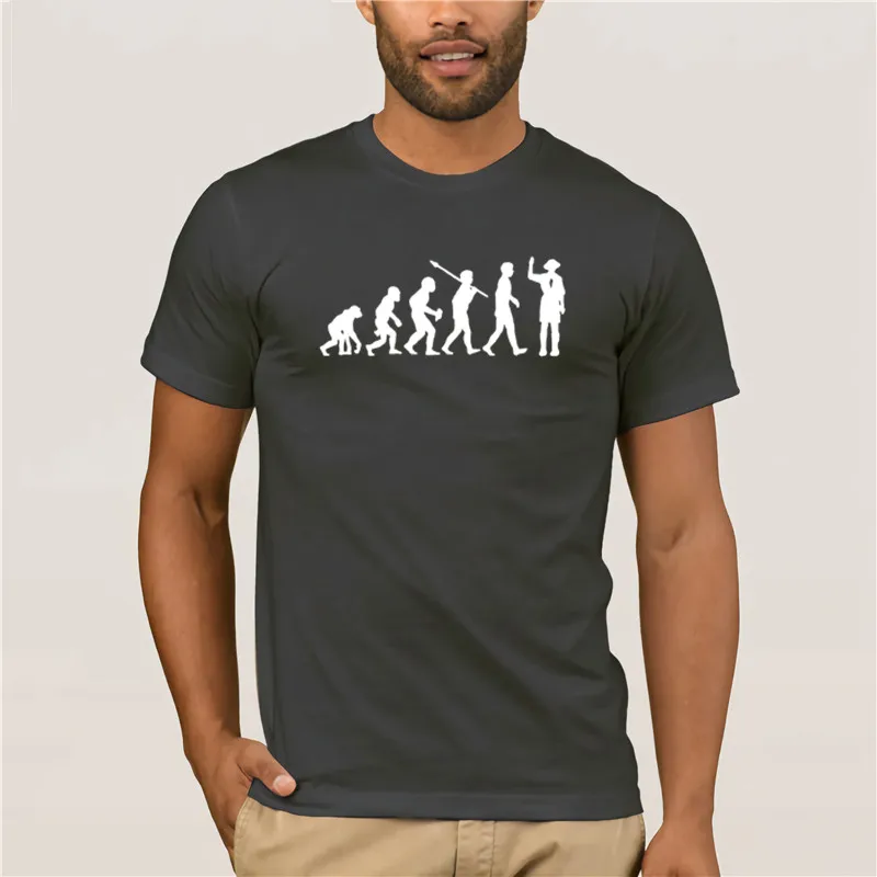 round neck cool man's T-shirt CafePress Boy Scout 100% Cotton Hipster Interesting Breathable Creative Graphic Top | Мужская одежда