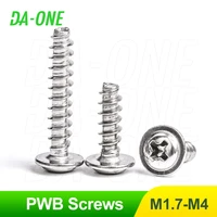 m1 7 m2 m2 2 m2 3 m2 6 m3 m3 5 m4 304 stainless steel self tapping screws cross recessed round head with washer flat tail