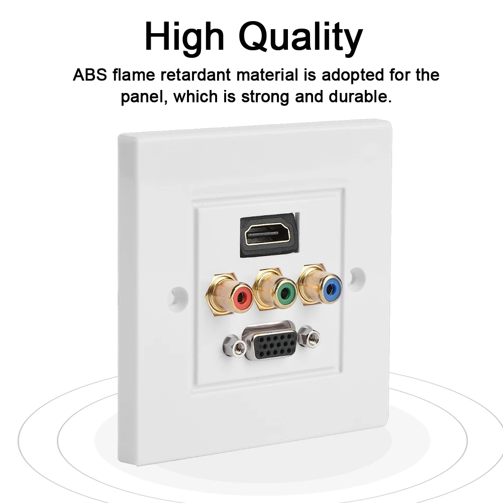 Интегрированная мультимедийная настенная панель Three-In-One совместимая с HDMI VGA