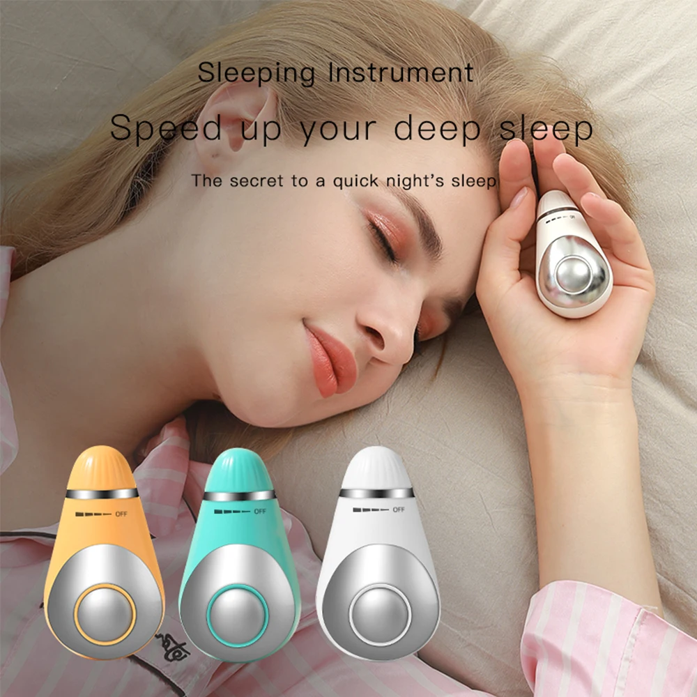 

Microcurrent Sleep Aid Tool Hand-held Intelligent Relieve Anxiety Depression Sleep Device Hypnosis Massager Relax USB Charging