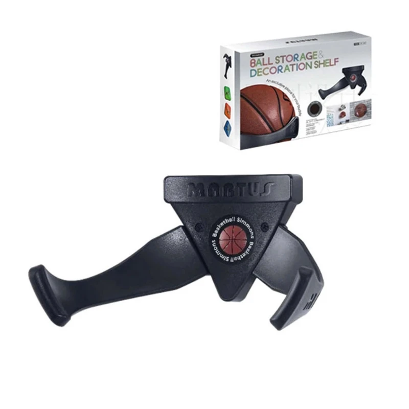 

2021 New Perforation-Free Ball Holder Rack Wall Mounted Sport Basketball Football Display