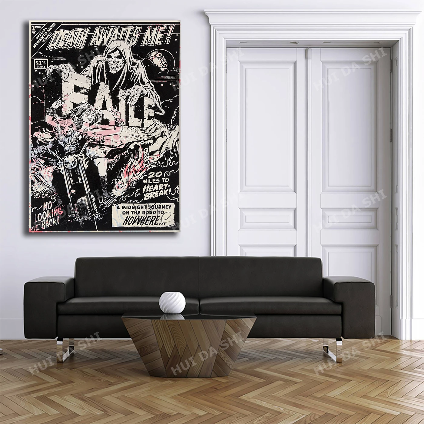 Memento Mori-Современная Художественная печать рисунок в стиле поп-арт сказочный