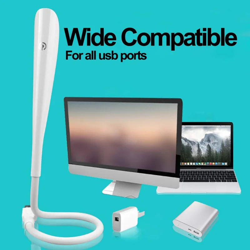 USB лампа для чтения Портативный ноутбук светильник с 14 светодиодный затемнения