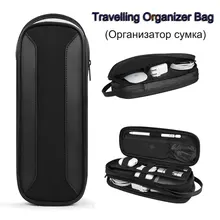 WIWU Electronic Organizer Bag Power Bank Pouch 2 layers Large Capacity Storage Bag USB Cable Charger Case Traveling Storage Bags