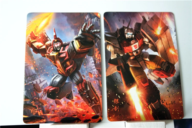 Коллекционная карточка-трансформер Bandai карточка с персонажами коллекция