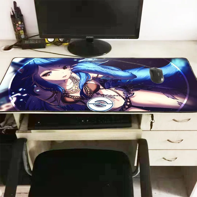 Mairuige 900x400 мм большой игровой коврик для мыши для геймеров, плееров, моющийся ноутбук, компьютерная коврик для мыши, сексуальные аниме, толщина 4 мм