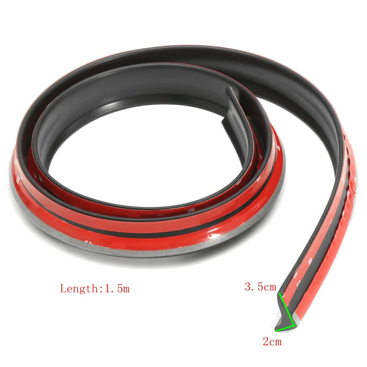 4. Универсальный Черный Автомобильный спойлер на крышу и багажник 9 футов/1 5 м|car lip