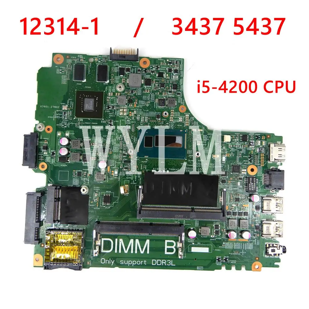 

CN-0KC1KM 12314-1 для Dell 3437 5437, материнская плата для ноутбука с Φ KC1KM, работает идеально
