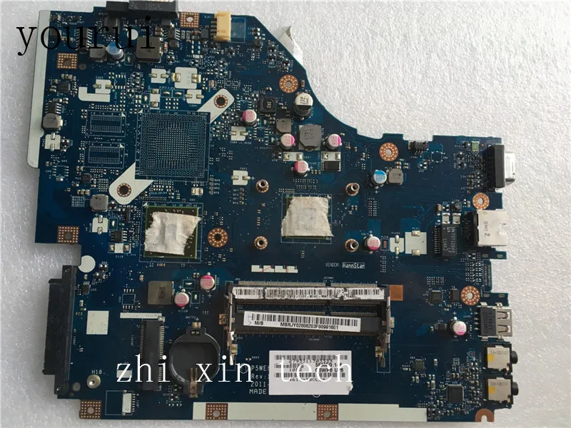Yourui para Acer 5253 5250 Computador Portátil Placa-mãe Mbncv02002 Pewe6 La7092p Placa Principal Ddr3 com Processador a Bordo Placa-mãe para notebook