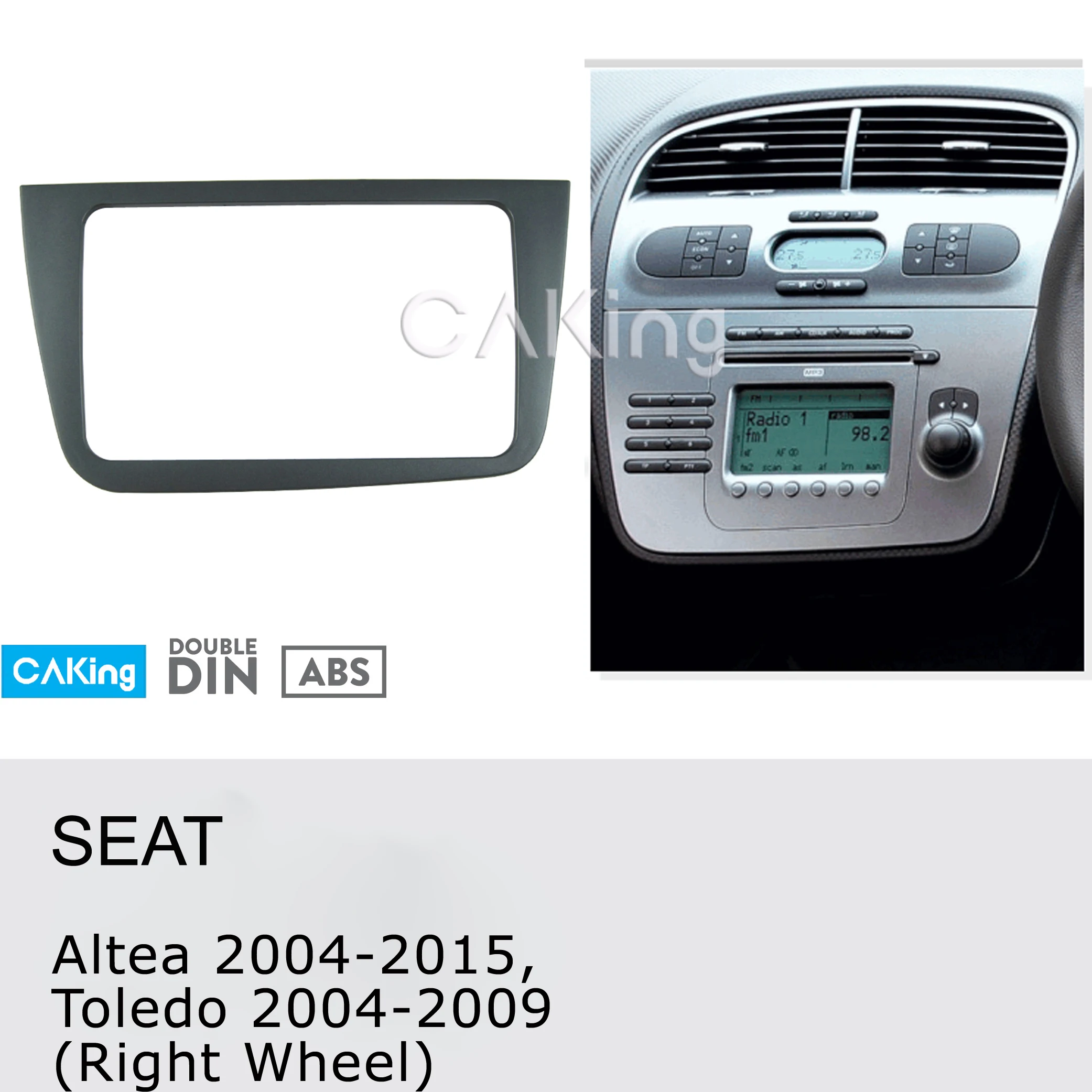 Автомобильная радиопанель Fascia Для сиденья Altea 2004 2015 Toledo 2009 (правое колесо)