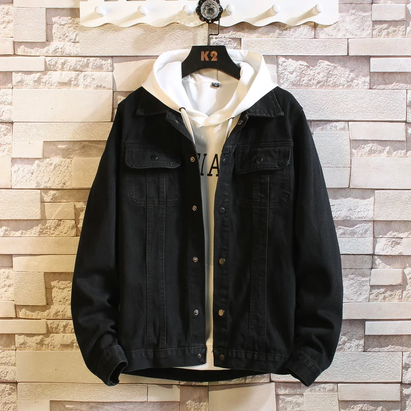 Однобортные мужские джинсы эластичные в Корейском стиле тонкие модели