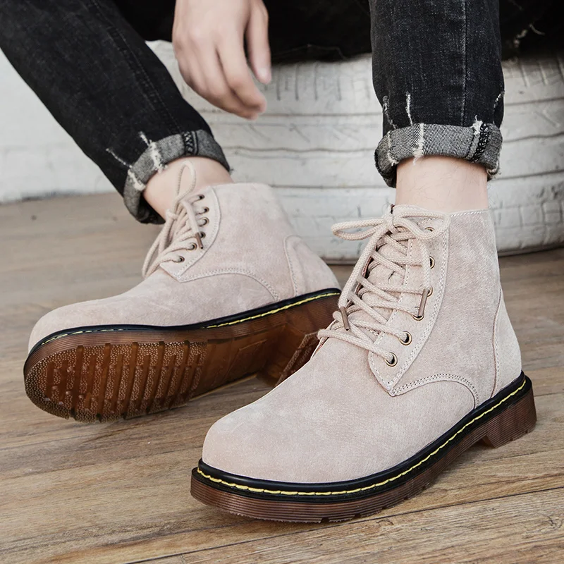

Shoes High Top Designer Men Shoes Hightop Sneakers Mens High Top Men's Fashion Chinese 2020 Man Leather Genuine Boots Shoe