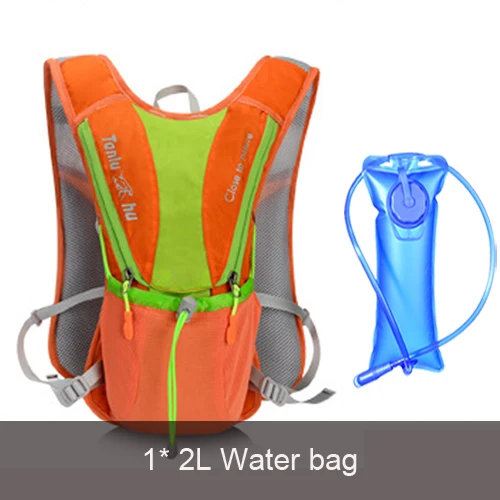 backpack and 2L 10L, женская и мужская сумка, марафон, гидратационный жилет, упаковка для 2л, сумка для воды, для велоспорта, пешего туризма, сумка для спорта на открытом воздухе, рюкзак для бега - Цвет: backpack and 2L