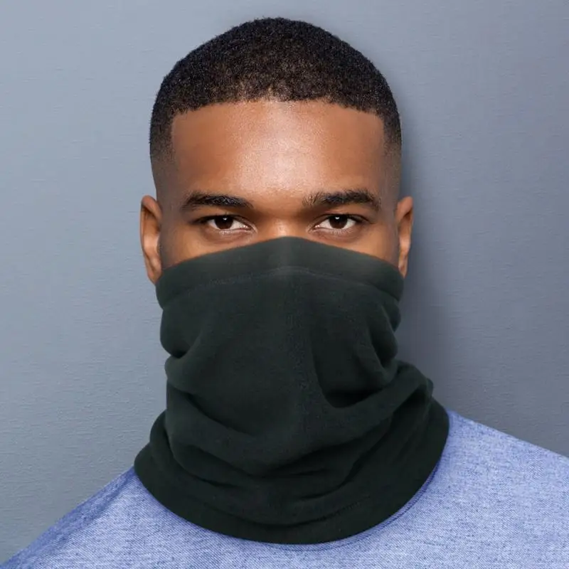 Новинка 2021 зимний теплый шарф воротник из флиса утолщенное полотенце для