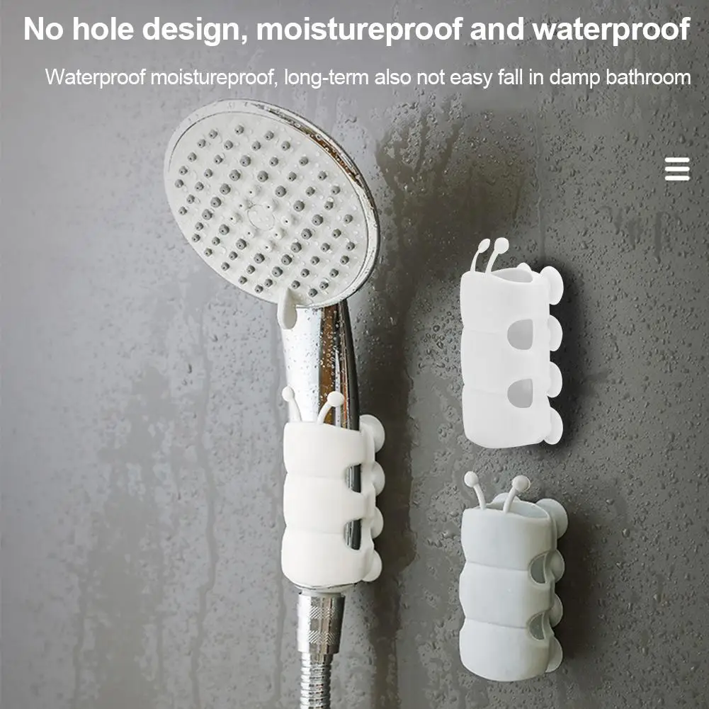 Держатель для душевой лейки с присоской Подвижный кронштейн душа крепление без