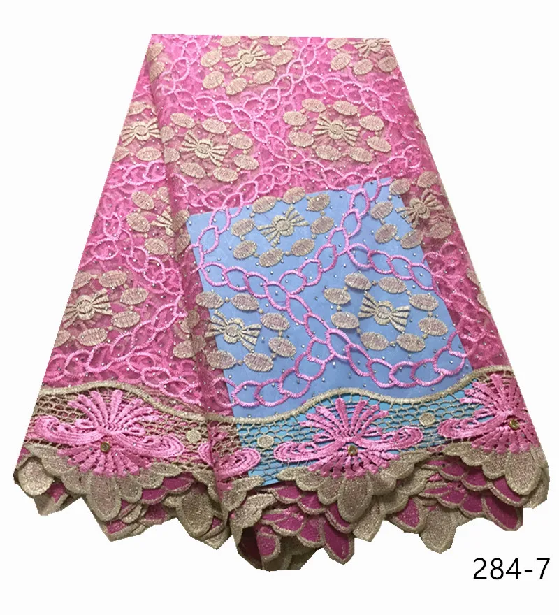 

Latest Design Purple African Lace Fabric With Stones 2020 High Quality Bridal French Lace Fabric Nigerian Mesh Lace Fabrics 284
