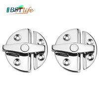 2pcs marine grade stainless steel 316 boat door cabinet round turn button twist catch latch marine accessories