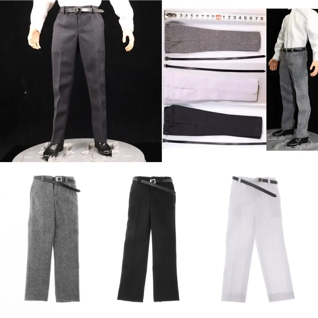 

1/6 Male Classic Formal Pants Cloth Fit for 12" inch Action Figure