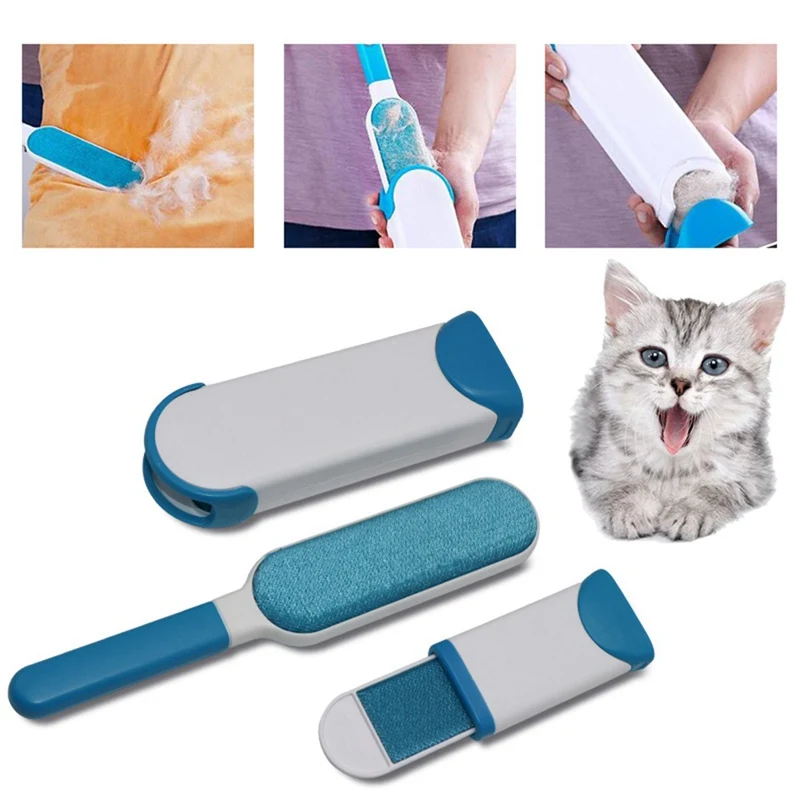 

Reusable Clothes Lint Cleaner Remover Pet Hair Sticky Roller Brush Pet Hair Remover Brushes Anti-static Dust Hair Cleaning Brush