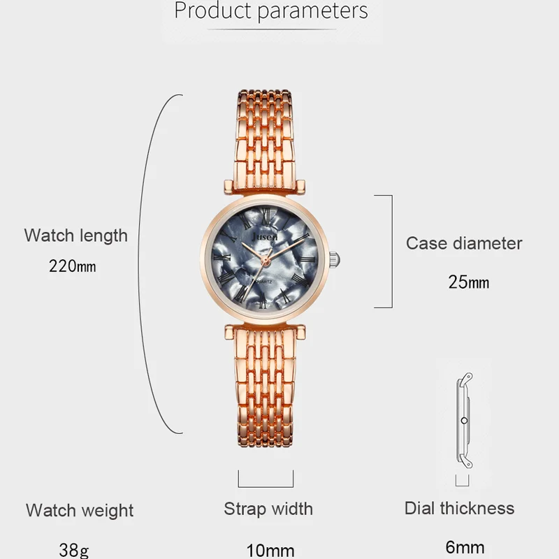 Мраморный циферблат сплав кварцевые женские часы браслет люксовый бренд