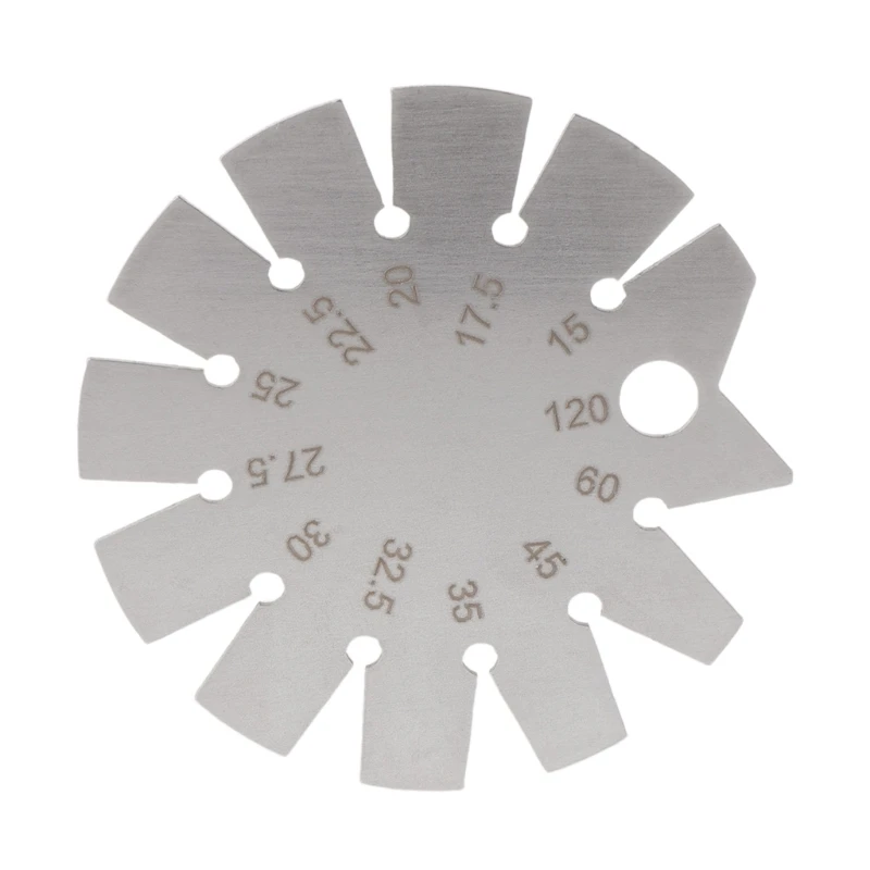 

Stainless Steel Bevel Gauge Angle Protractor Range 15-120 Gage Tools