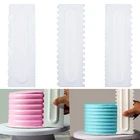 Скребок для крема, 3 шт., скребок с неровными зубьями, шпатель для торта, для выпечки, для торта, слайсер для торта, Кондитерские резаки, инструменты, украшение своими руками