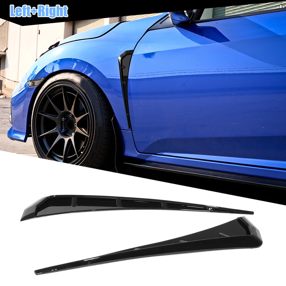 

Car Exterior Side Fender Vent Cover Fender Decoration Side Wing Air Vent Hood Intake Fender Cover Trim Car Styling Accessories