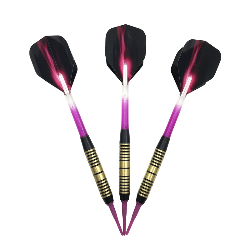 

Soft Pointed Darts 3Pcs/set High-quality Box-packed Electronic Dart Indoor Sports Goods Copper Barrel Nylon Shafts Flight Dardos