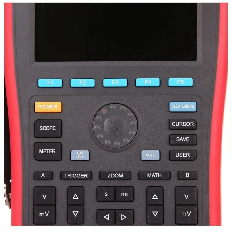 UNI T UTD1202C 2 канальный 200 МГц 1GS/s Портативный цифровой осциллограф с