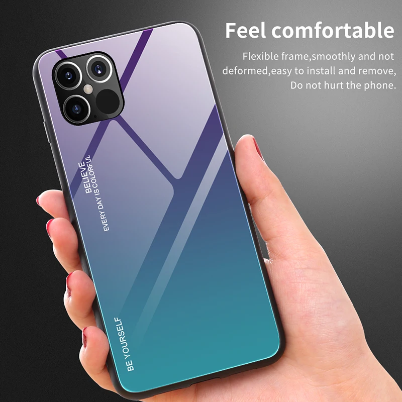 gradient tempered glass phone case for samsung m10 m20 m30 m30s m11 m31s m40 m62 f62 m32 m52 5g free global shipping