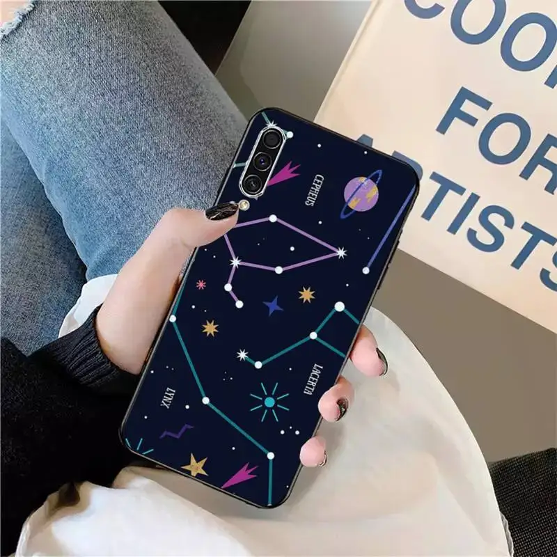 

Space Constellations sky starry Phone Case For Samsung galaxy S 9 10 20 A 10 21 30 31 40 50 51 71 s note 20 j 4 2018 plus