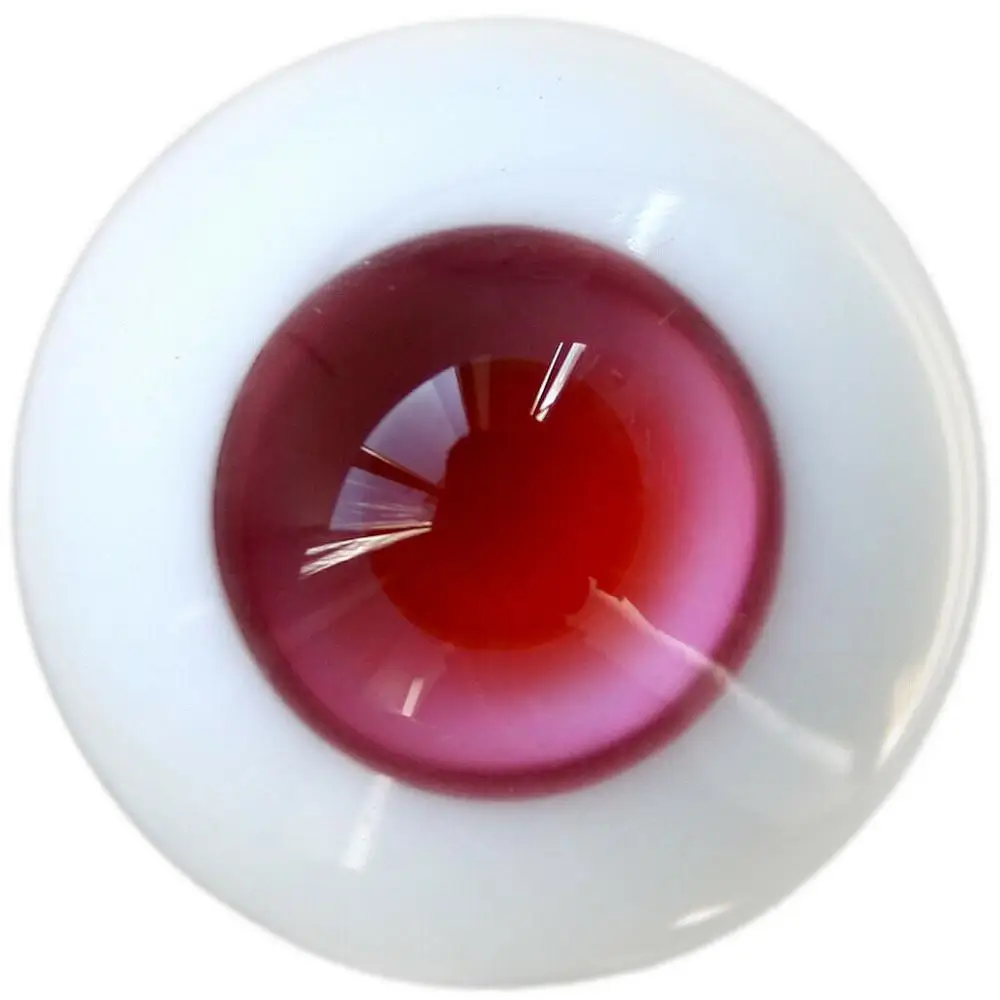 Wamami-Muñeca de Ojos de cristal rosa para niñas, juguete de muñeca realista con ojos de vidrio rosa, de 6mm, 8mm, 10mm, 12mm, 14mm, 16mm, 18mm, 20mm, 22mm y 24mm