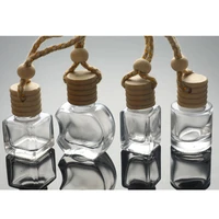 glass car perfume air freshener hanging bottle fragrance diffuser decoration perfume pendant empty bottle automobiles ornaments
