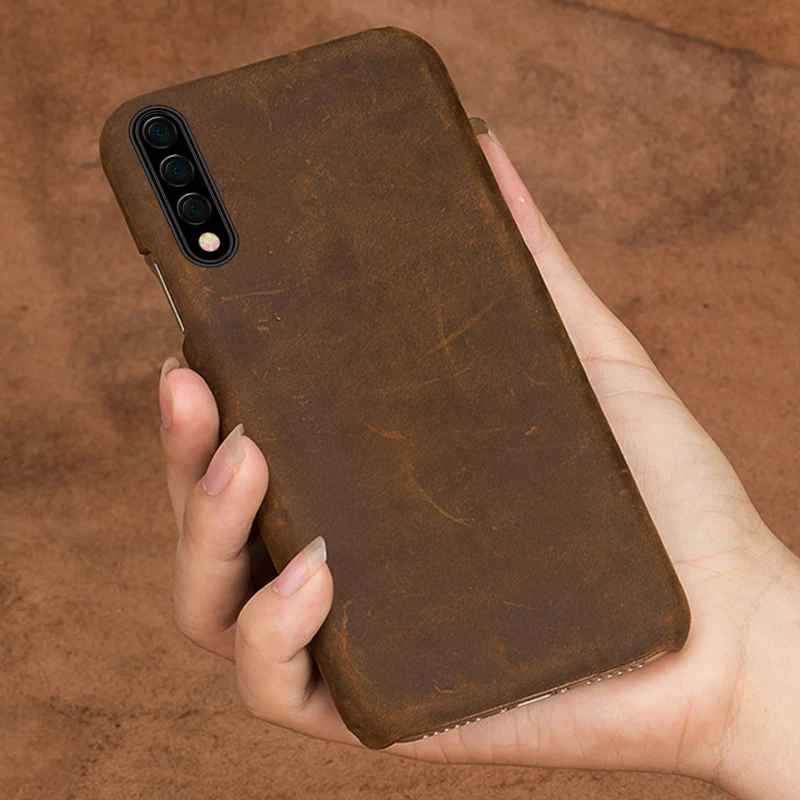 Vintage leather case For samsung Galaxy a50 a70 a51 a71 Genuine Leather retro back cover For samsung s21 ultra s20 note 20 plus