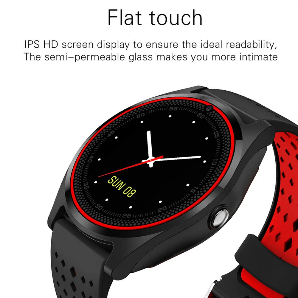 696 Bluetooth Смарт часы V9 спортивные часы шагомер с камерой SIM TF Smartwatch для Android смартфонов Россия PK DZ09 GT08 A1