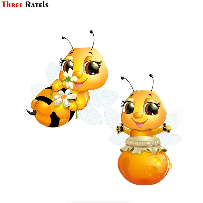 Три Ratels FTC-667 # Мультфильм красивый милый медовый пчела стена спальня компьютер