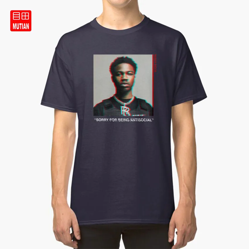 Roddy Ricch рубашка футболка Rich Fan Art & Gear roddy ricch rich ricchmerch|Мужские футболки| |