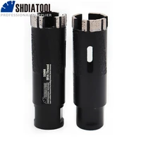 shdiatool 2pcs diamond dry drilling core bits m14 dia 35mm laser welded with side protection granite marble drill bits hole saw