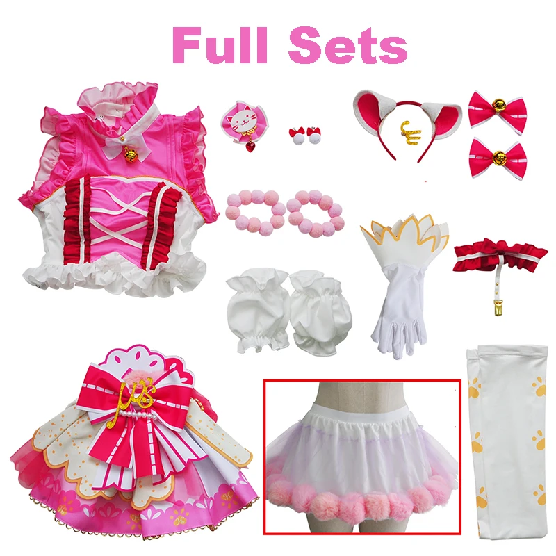 

Anime Comic Game LoveLive! Cosplay Costumes Maki Nishikino Cosplay Costume Pink Dresses Uniforms Clothes theatrical Clothing