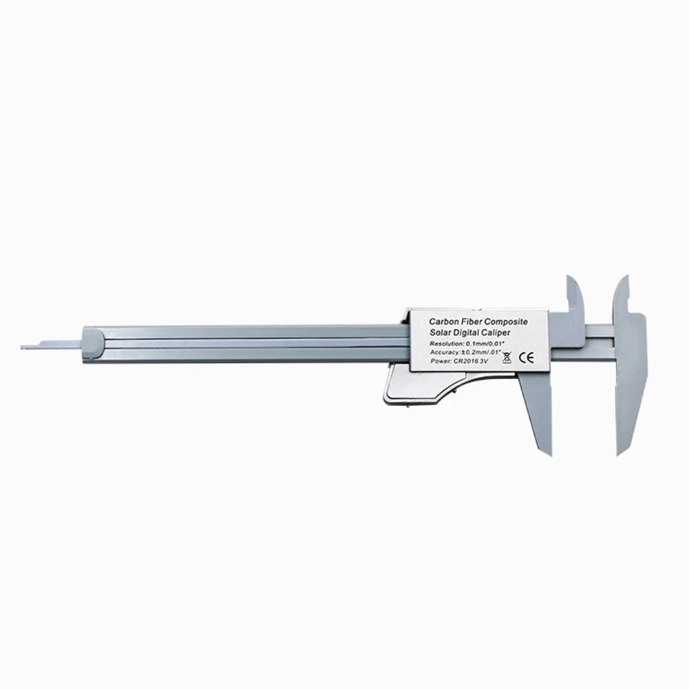 

Solar Panel Electronic Metric Conversion Measuring Gauge Fine Tuning Function Vernier Caliper Digital Display Durable Accurate