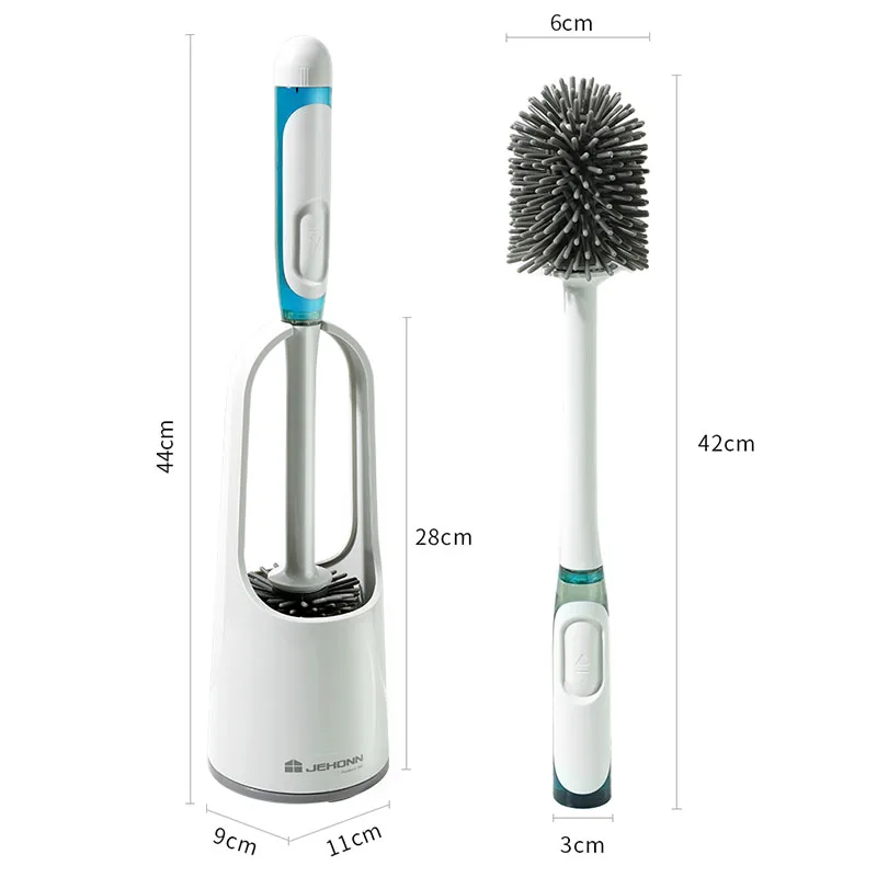 

Silicone Toilet Brush Automatic Liquid Toilet Brush No Dead Spots Clean Toilet Brush Cleaning Tools Bathroom Accessories