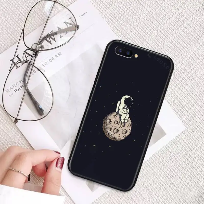 

Funny cute astronaut painting Phone Case For OPPO A ax 3 5 3 37 57 59 37 73 75 83 71 2018 11 1k s PRO