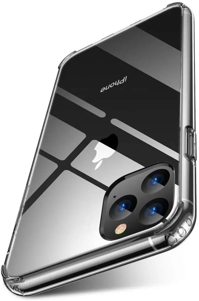 Чехол Arvin для iPhone 11 Pro Max, прозрачный противоударный жесткий чехол из мягкого ТПУ, Ультратонкий чехол с поддержкой беспроводной зарядки