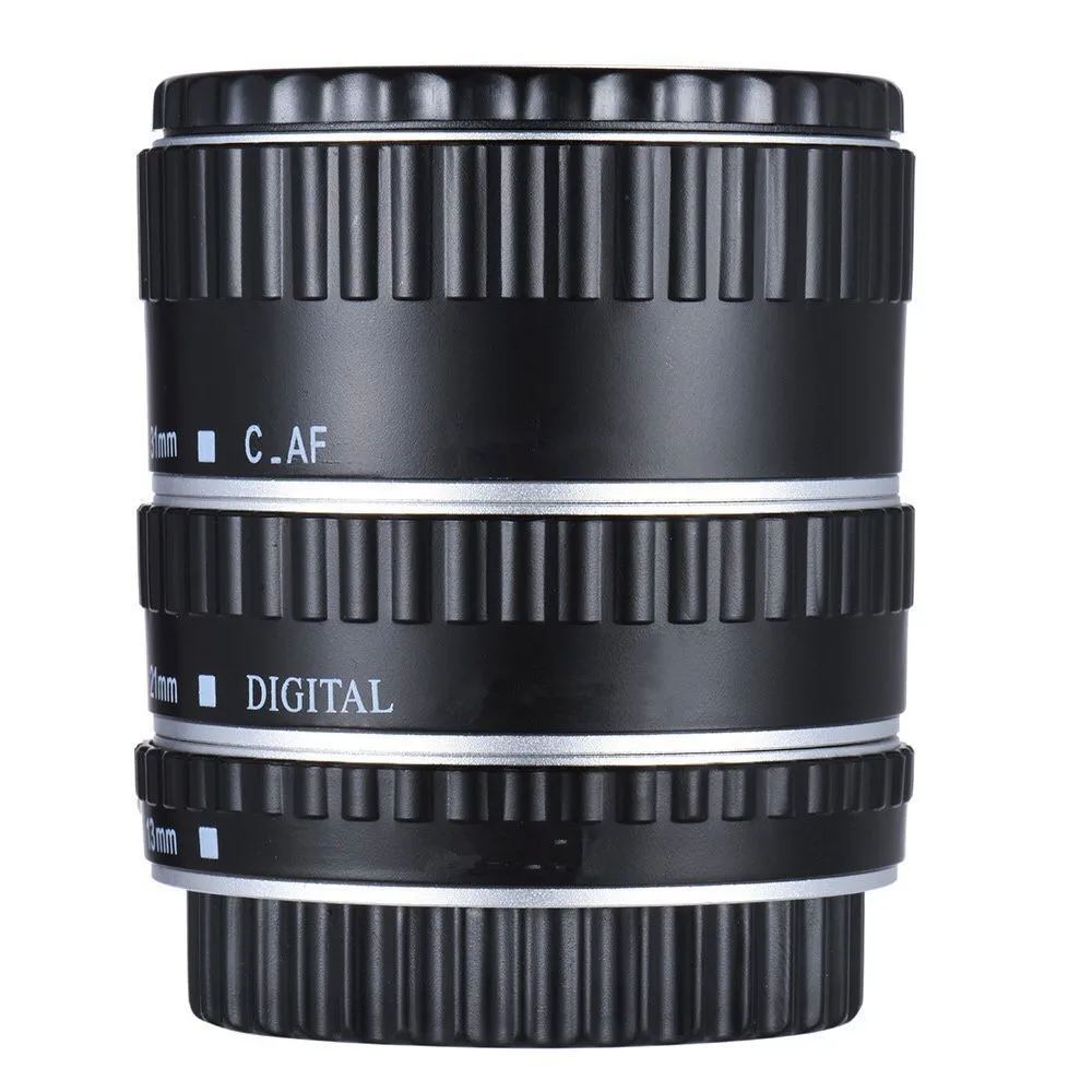 Красочные металлические ttl Автофокус AF Макро Удлинитель кольцо для Canon EOS EF EF-S 60D 7D 5D II 550D красный