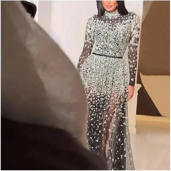 Модное Сетчатое платье стразы блестящие сексуальные богемные пляжные платья о