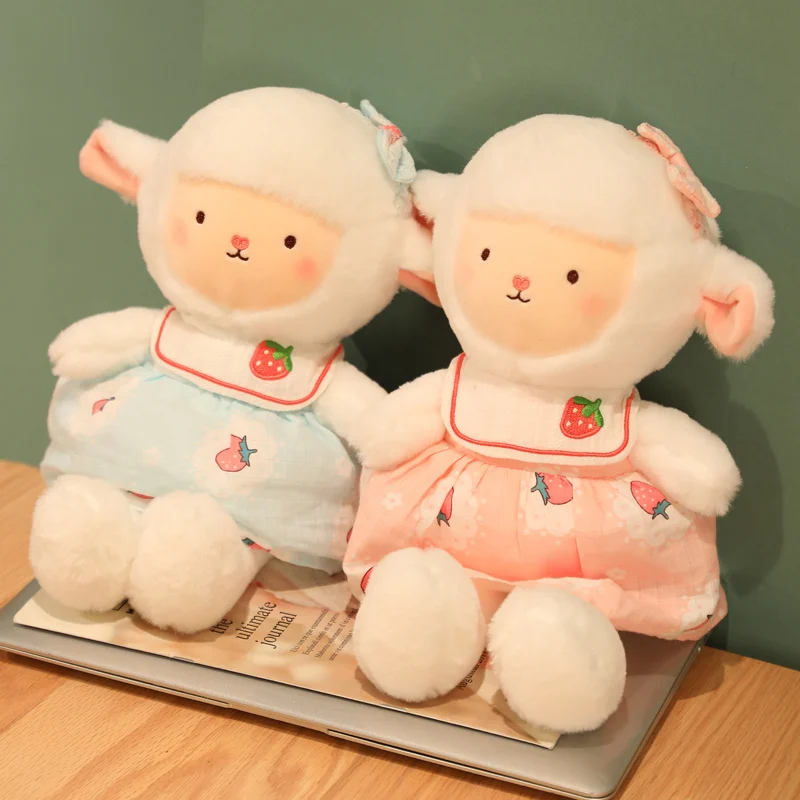 

1pc 35/45cm Lovely Dressing Sheep Plush Toys Kawaii Dolls Stuffed Soft Cute Animal Pillow for Kids Baby Birthday Valentine Gift