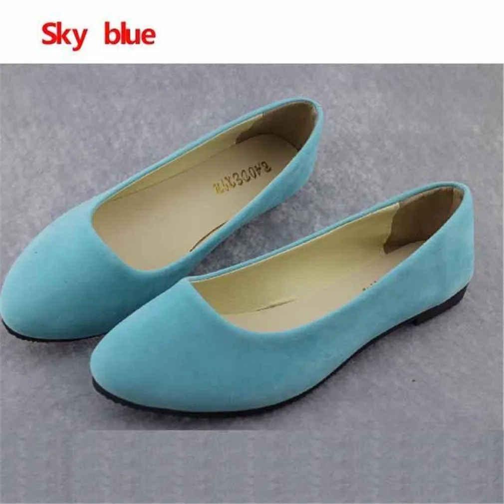 

Women Flats Slip On Flat Shoes Candy Color Woman Boat Shoes Black Loafers Faux Suede Ladies Ballet Flats For Work Flats