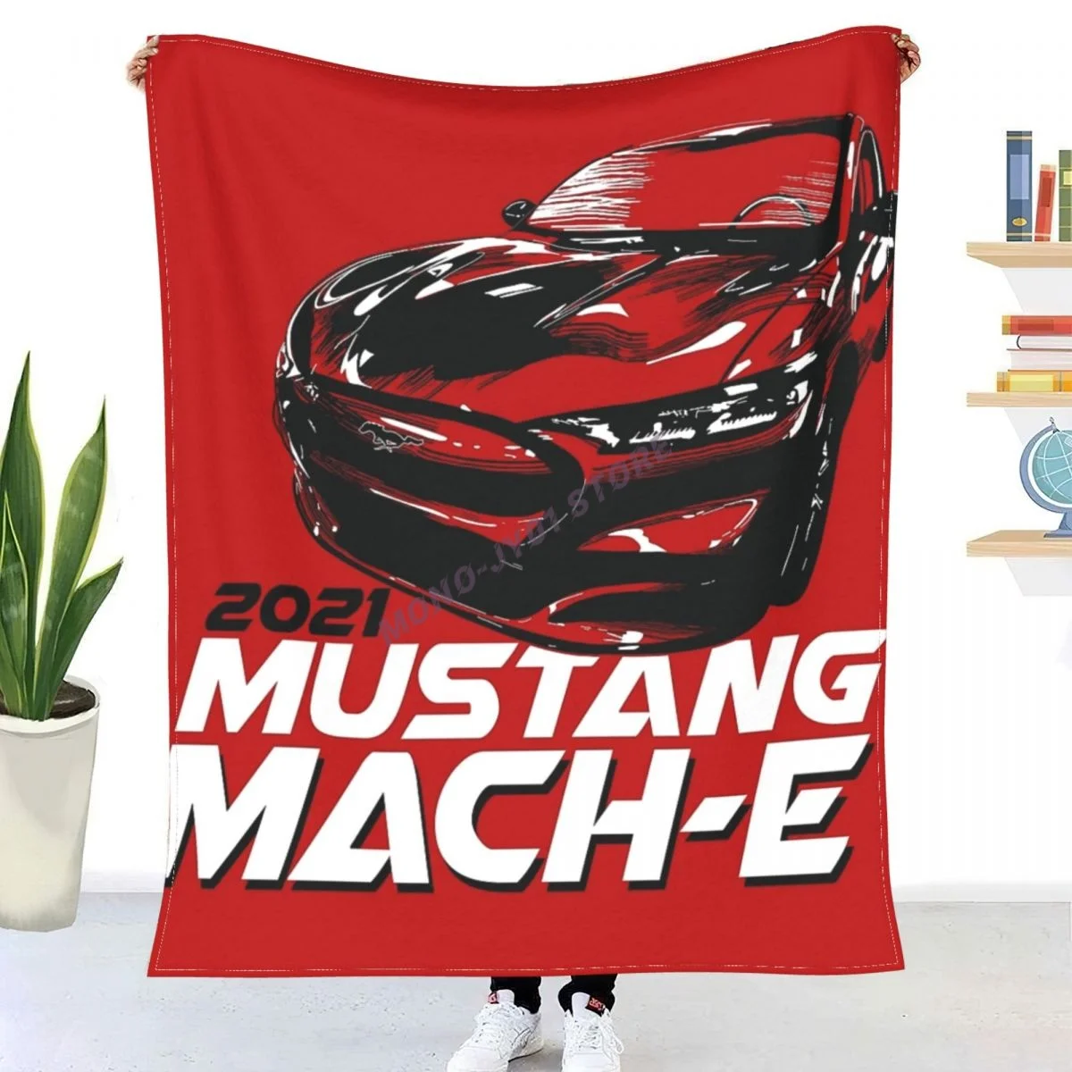2021 г. мягкое покрывало Mustang Mach-E | Дом и сад